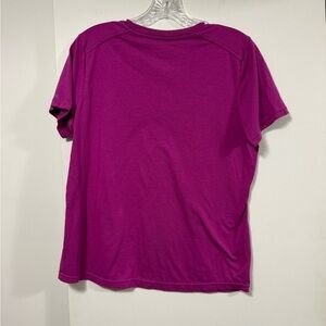 Janji pink tech t shirt sz medium moisture-wicking athletic athleisure short slv